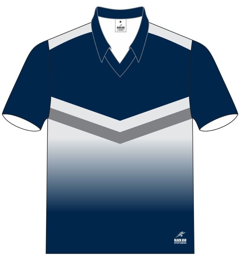 SOCB 4023 - Front Sublimation Blank Jersey - ROYAL BLUE STRIPE