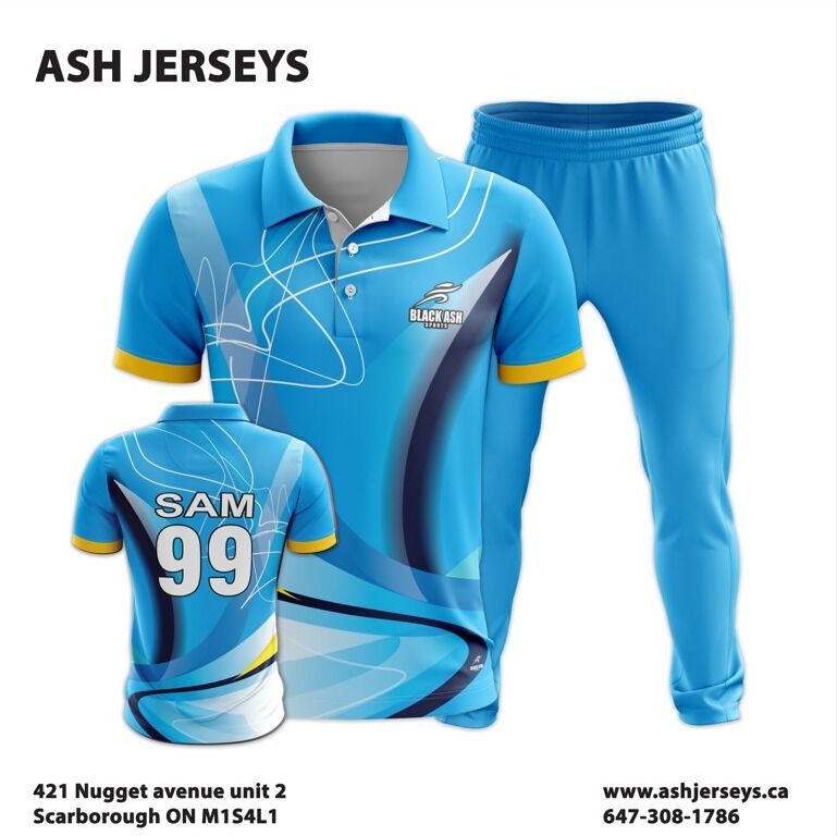 CRI-2237 Premier Performance Custom Cricket Uniform: Custom Sublimation Professional Men’s Cricket Shirts for Teamwear - Image 9